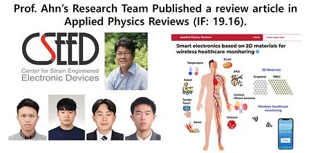 Prof. Ahn’s Research Team Published a review article in Applied Physics Reviews (IF: 19.16). 